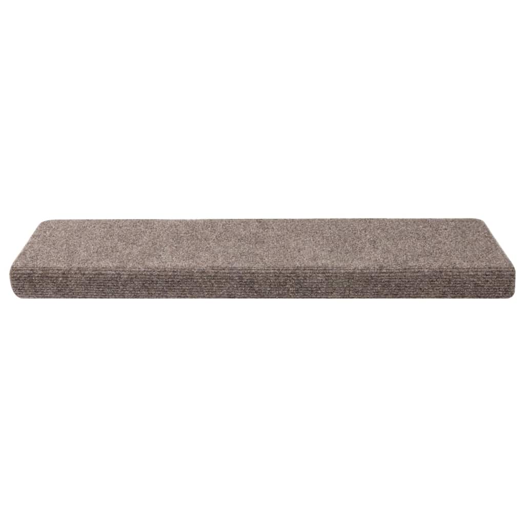 Stufenmatten Selbstklebend 30 Stk. 65x21x4 cm Beige Rechteckiger Rand