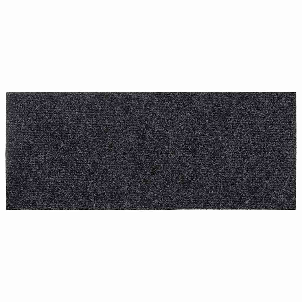 Stufenmatten Selbstklebend 30 Stk. 60x25 cm Dunkelgrau Rechteckig