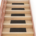 Stufenmatten Selbstklebend 30 Stk. 60x25 cm Dunkelbraun Rechteckig