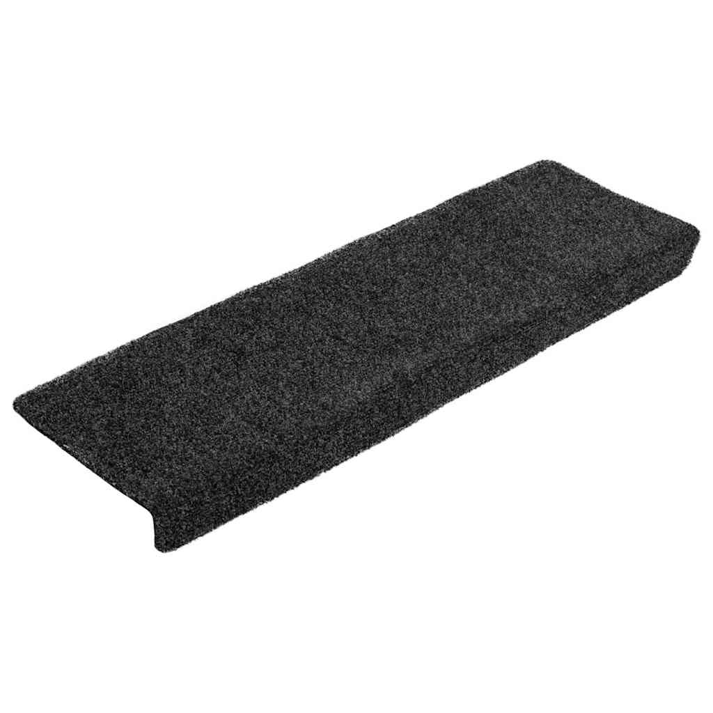 Stufenmatten Selbstklebend 20 Stk. 65x21x4 cm Dunkelgrau Rechteckiger Rand