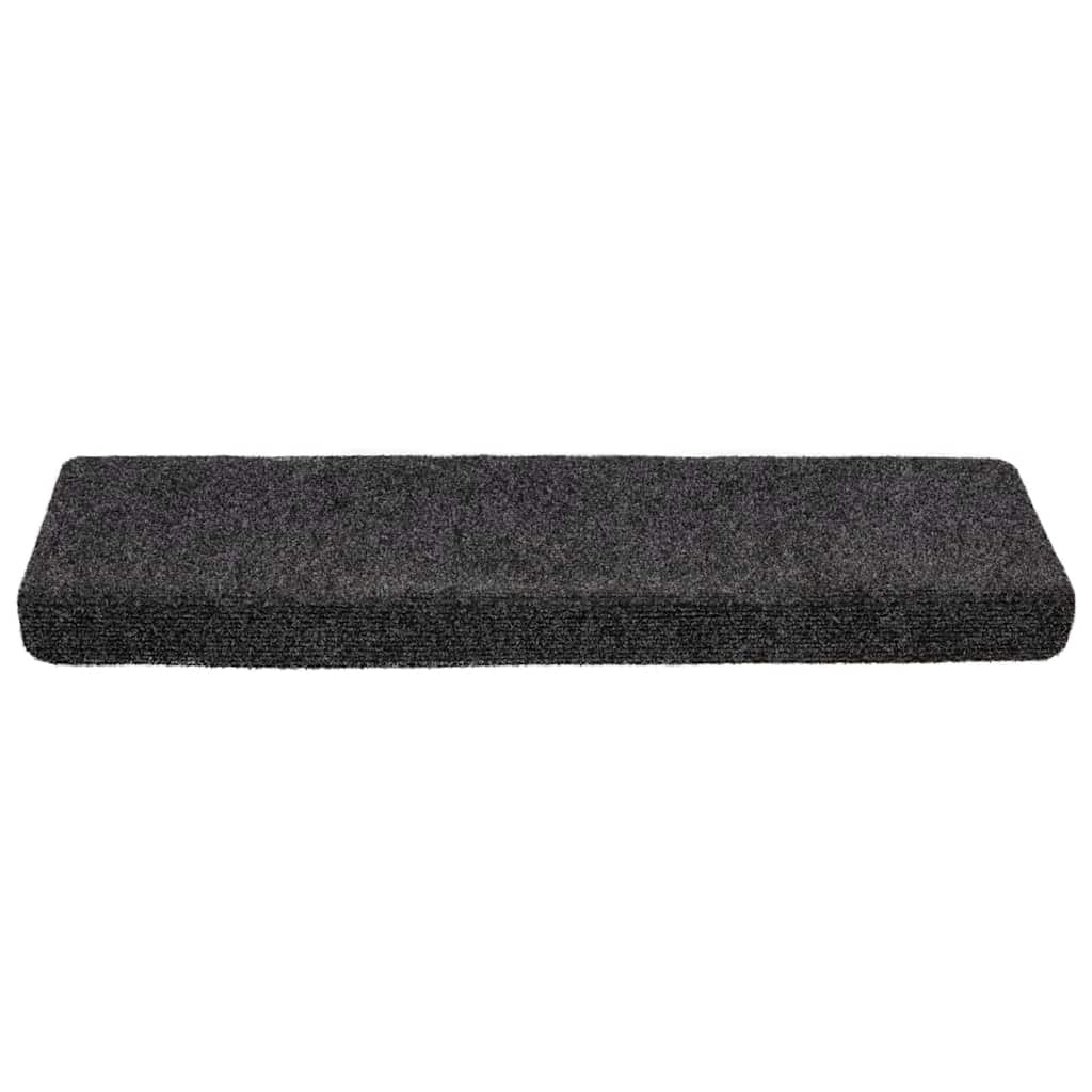 Stufenmatten Selbstklebend 20 Stk. 65x21x4 cm Dunkelgrau Rechteckiger Rand