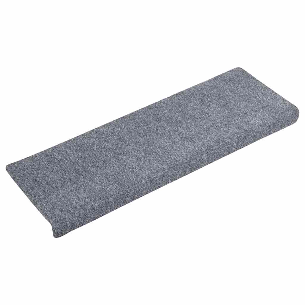 Stufenmatten Selbstklebend 20 Stk. 65x21x4 cm Hellgrau Rechteckiger Rand