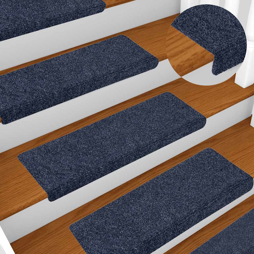Stufenmatten Selbstklebend 20 Stk. 65x21x4 cm Anthrazit Rechteckiger Rand