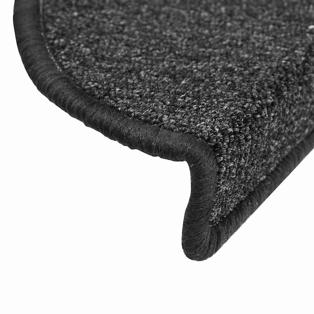 Stufenmatten 30 Stk. 56x17x3 cm Anthrazit Halbrund