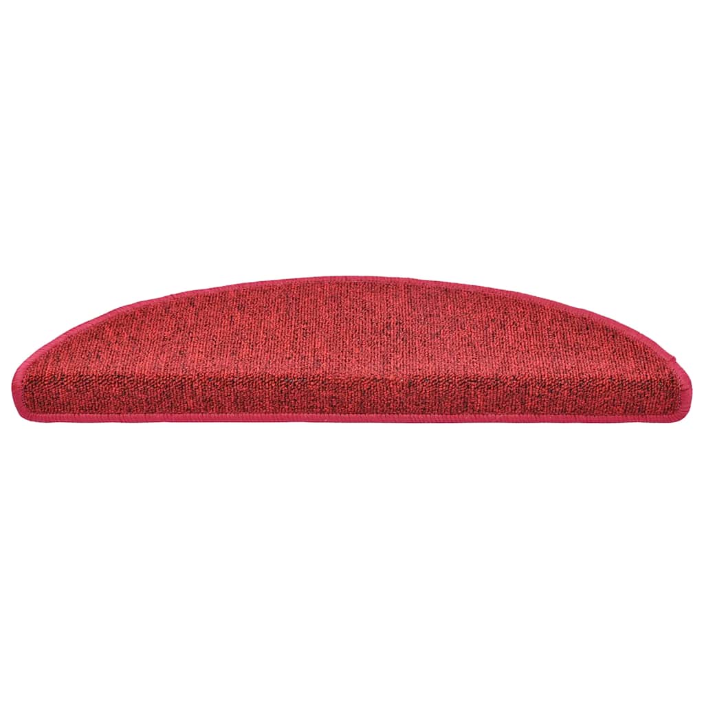 Stufenmatten 30 Stk. 56x17x3 cm Rot Halbrund