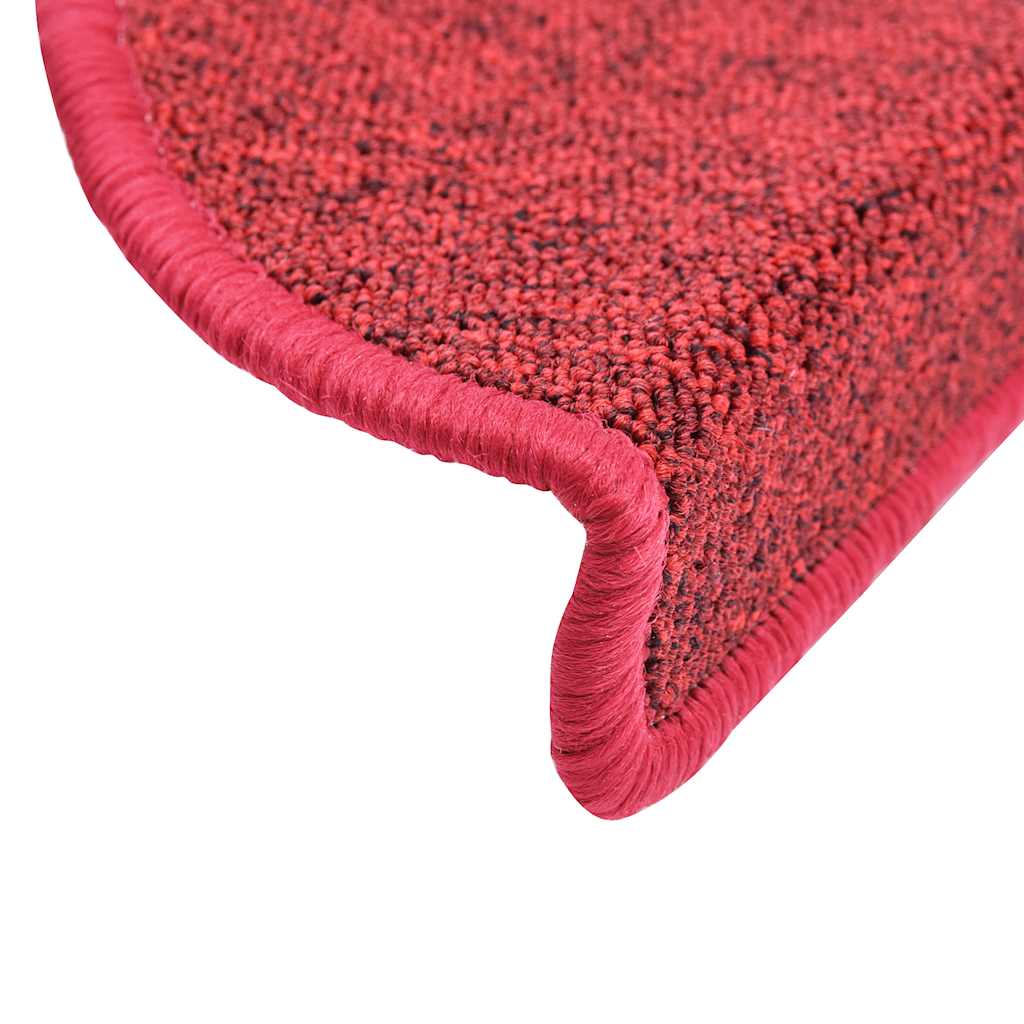Stufenmatten 30 Stk. 56x17x3 cm Rot Halbrund