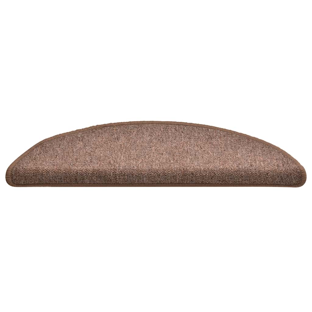 Stufenmatten 30 Stk. 56x17x3 cm Braun Halbrund