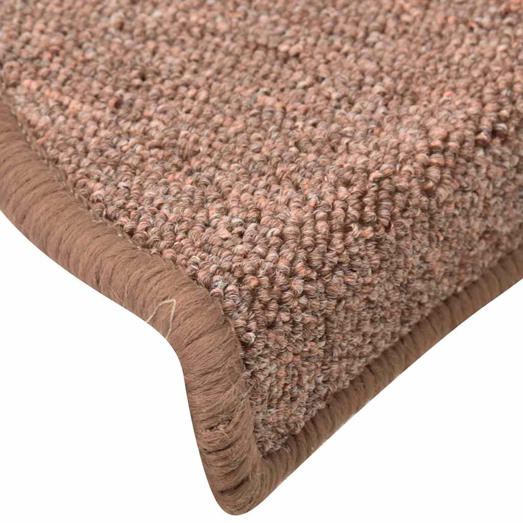 Stufenmatten 30 Stk. 56x17x3 cm Braun Halbrund