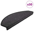 Stufenmatten 30 Stk. 65x24x4 cm Anthrazit Halbrund Groß
