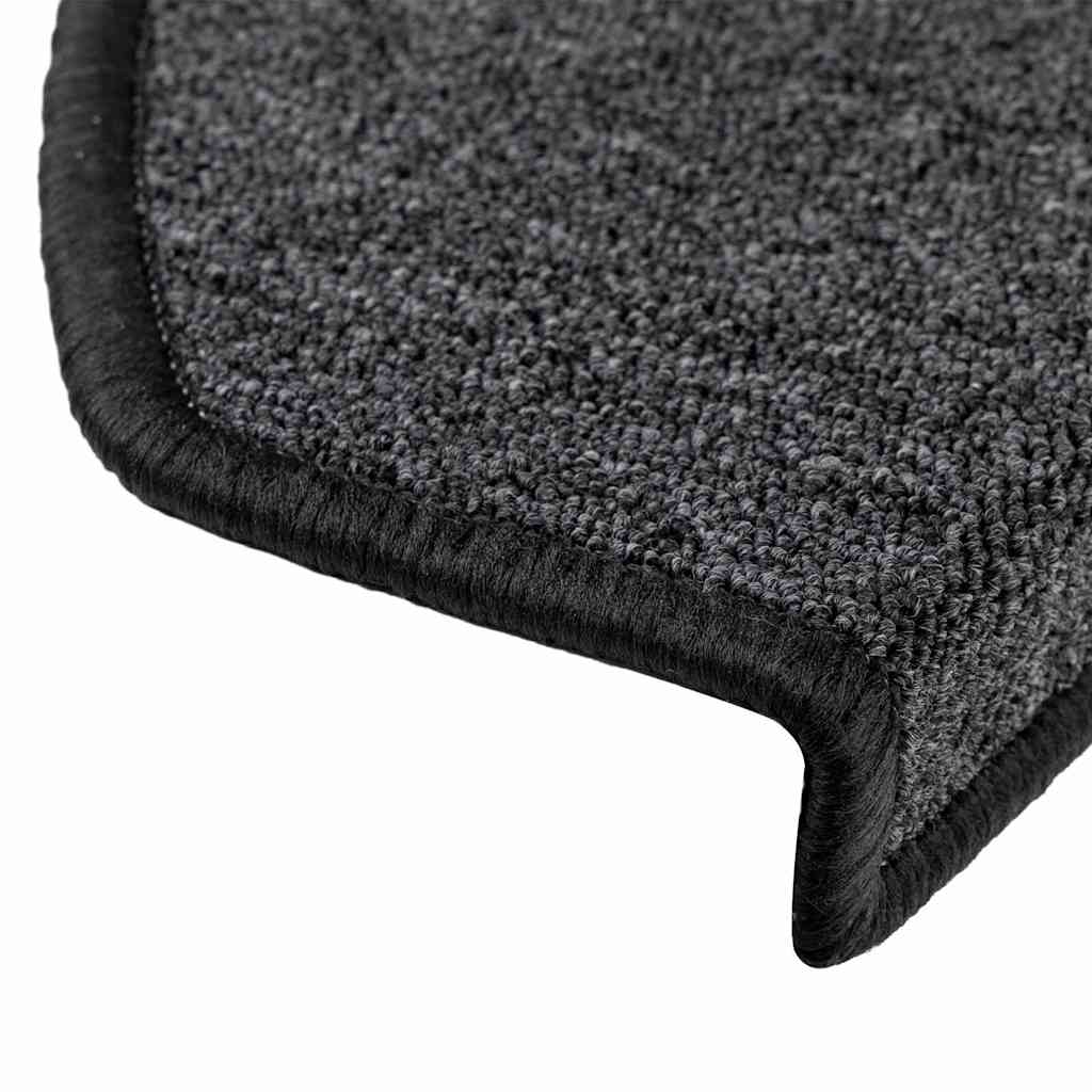 Stufenmatten 30 Stk. 65x24x4 cm Anthrazit Halbrund Groß