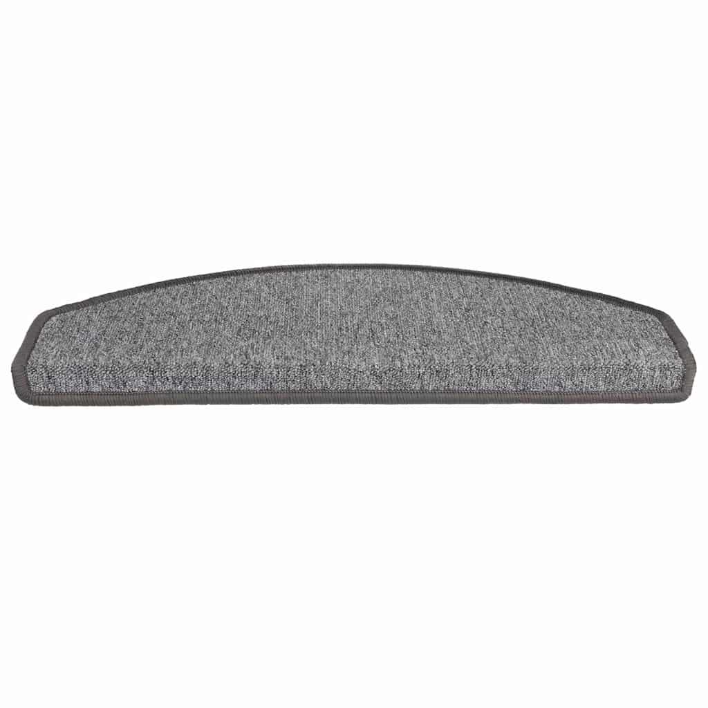 Stufenmatten 30 Stk. 65x24x4 cm Dunkelgrau Halbrund Groß