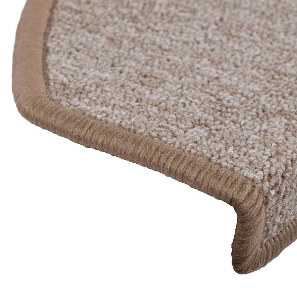 Stufenmatten 30 Stk. 65x24x4 cm Hellbraun Halbrund Groß