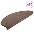 Stufenmatten 30 Stk. 65x24x4 cm Kaffeebraun Halbrund Groß