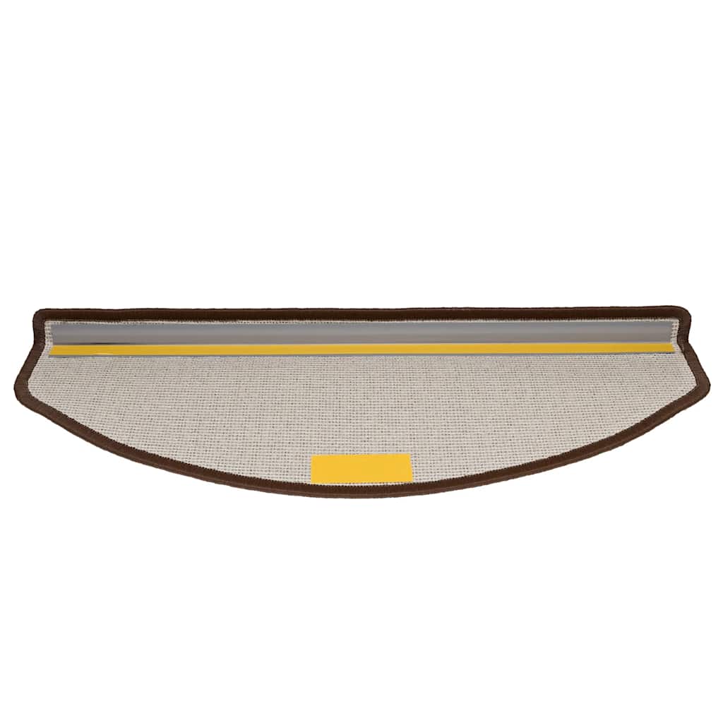 Stufenmatten 30 Stk. 65x24x4 cm Kaffeebraun Halbrund Groß
