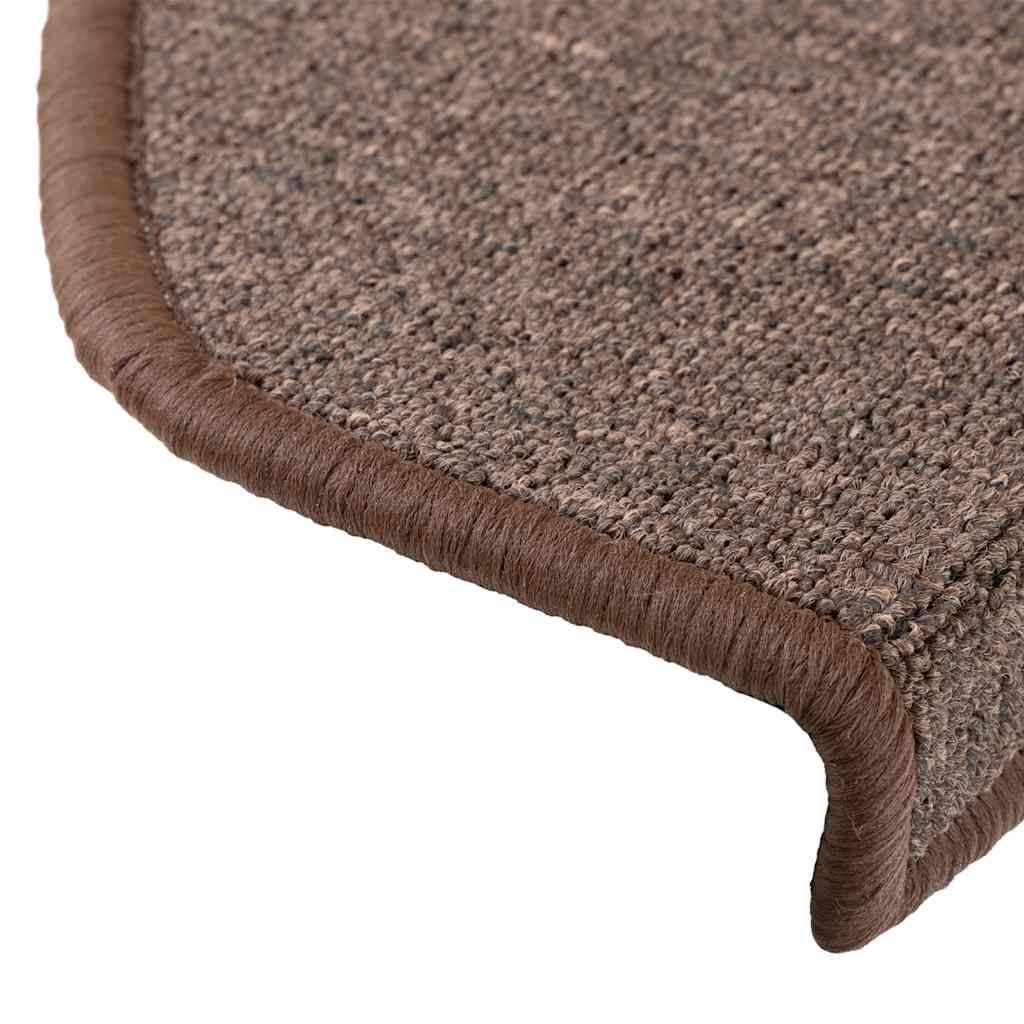 Stufenmatten 30 Stk. 65x24x4 cm Kaffeebraun Halbrund Groß