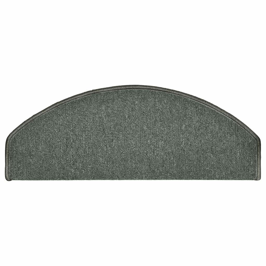 Stufenmatten 30 Stk. 65x24x4 cm Dunkelgrün Halbrund Groß
