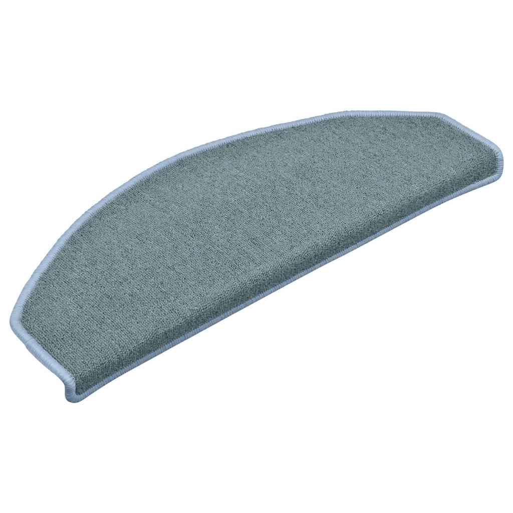 Stufenmatten 30 Stk. 65x24x4 cm Seeblau Halbrund Groß