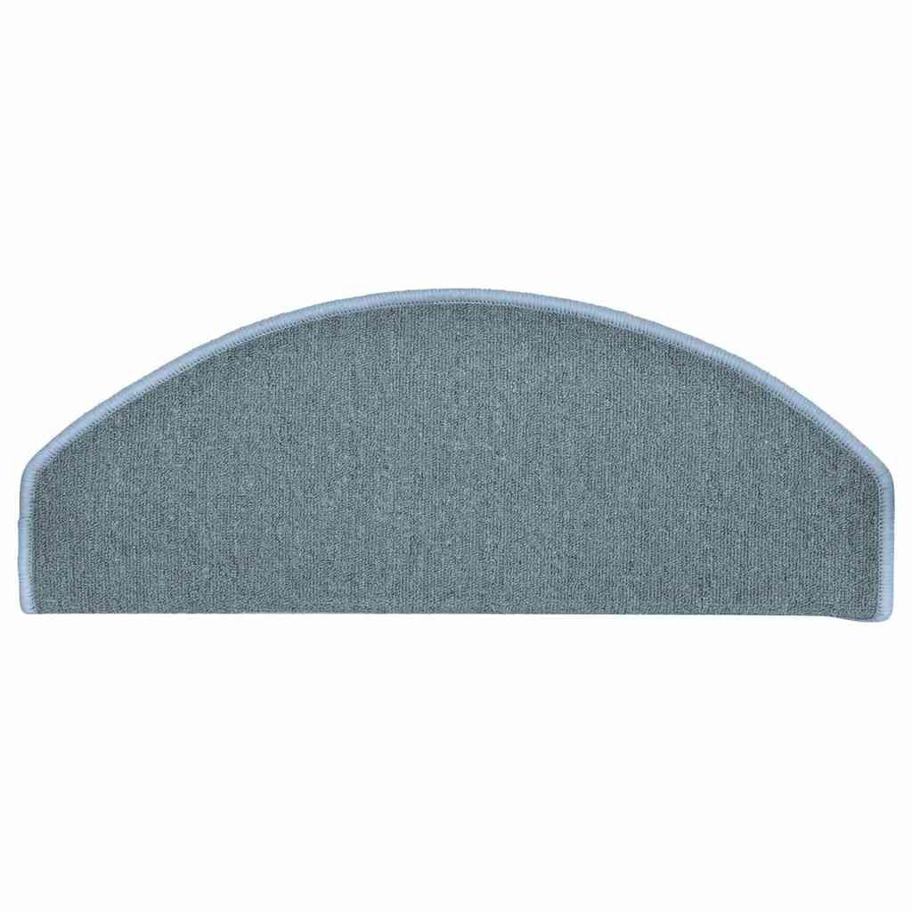 Stufenmatten 30 Stk. 65x24x4 cm Seeblau Halbrund Groß
