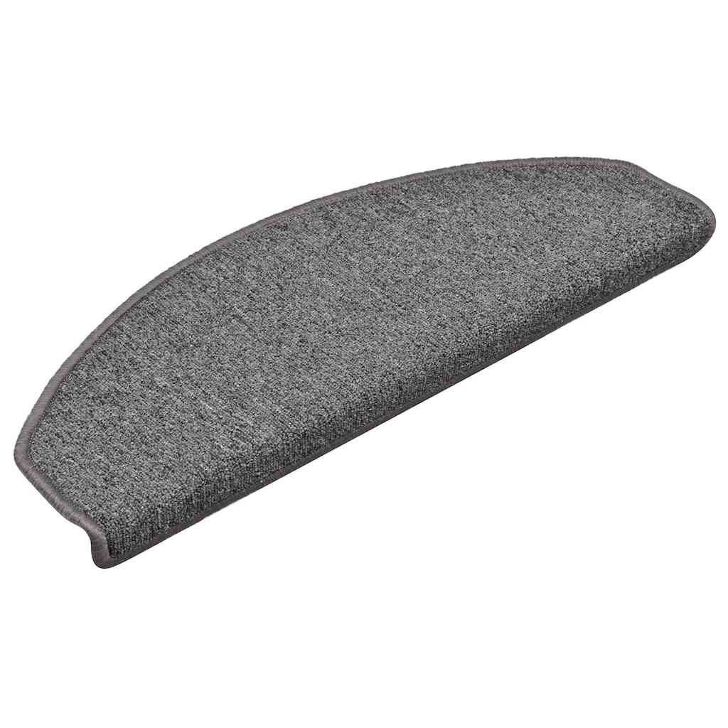 Stufenmatten 30 Stk. 65x24x4 cm Dunkelgrau Halbrund Groß
