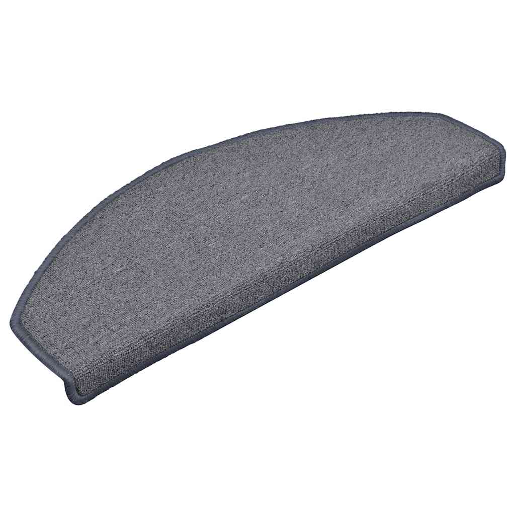 Stufenmatten 30 Stk. 65x24x4 cm Hellgrau und Blau Halbrund Groß