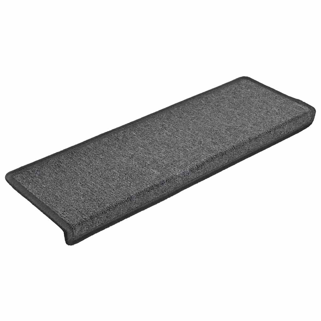 Stufenmatten 30 Stk. 65x21x4 cm Dunkelgrau Rechteckiger Rand