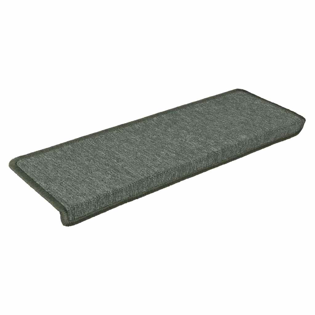 Stufenmatten 30 Stk. 65x21x4 cm Dunkelgrün Rechteckiger Rand