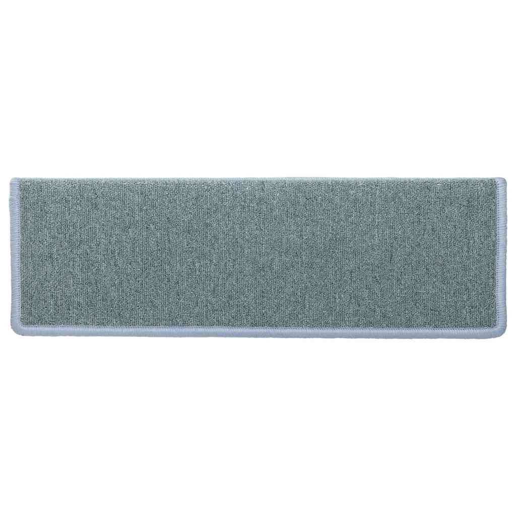 Stufenmatten 30 Stk. 65x21x4 cm Seeblau Rechteckiger Rand