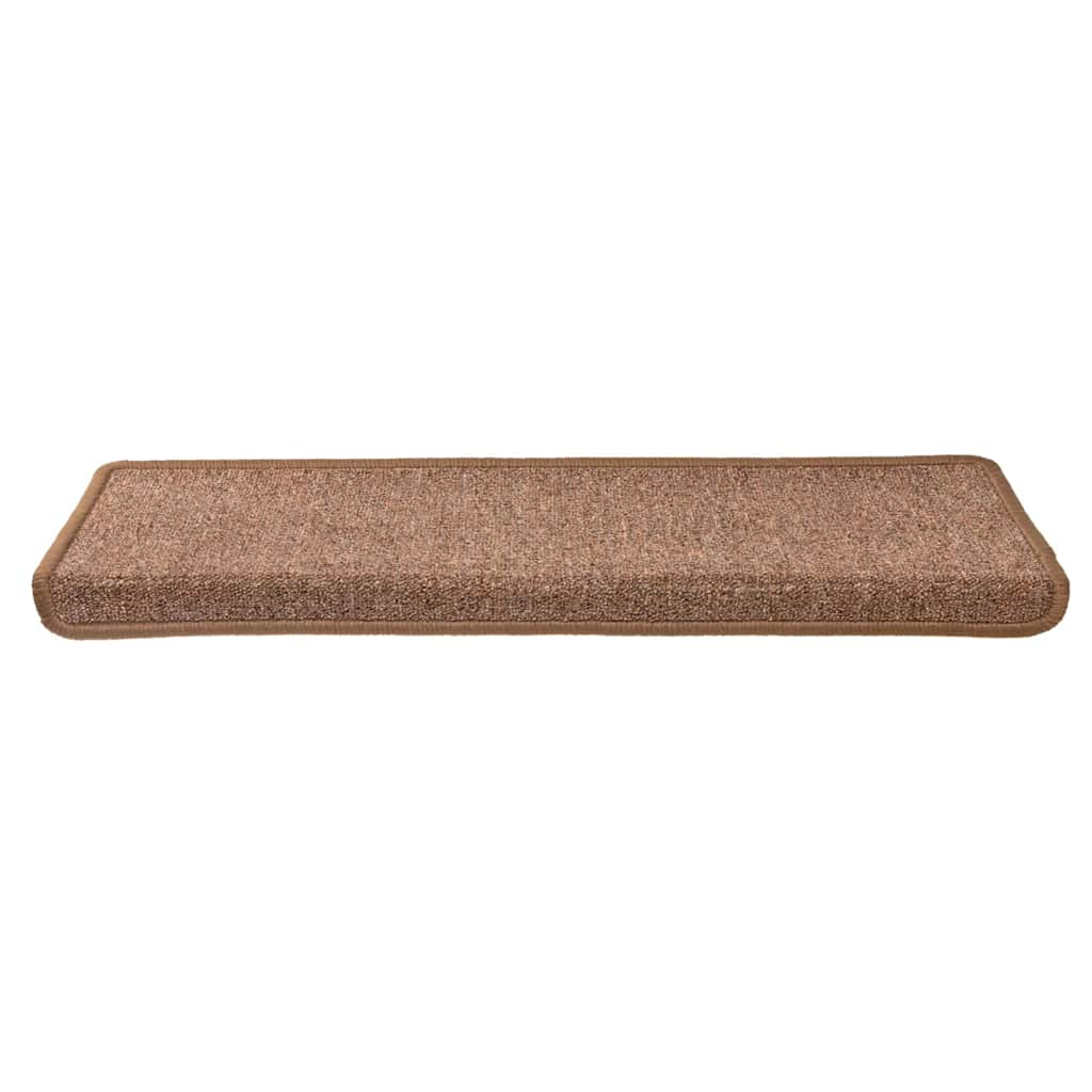 Stufenmatten 30 Stk. 65x21x4 cm Braun Rechteckiger Rand