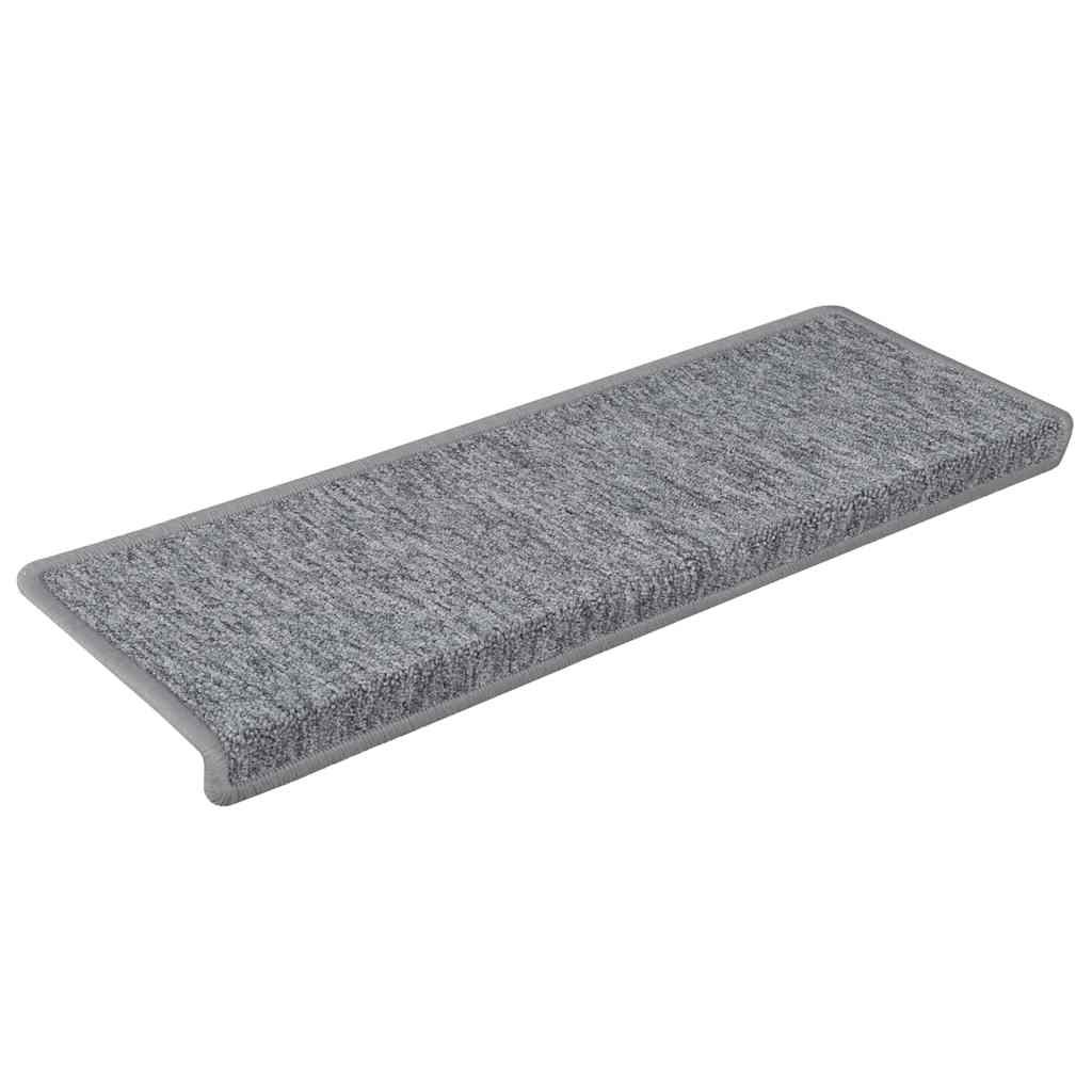 Stufenmatten 30 Stk. 65x21x4 cm Hellgrau Rechteckiger Rand
