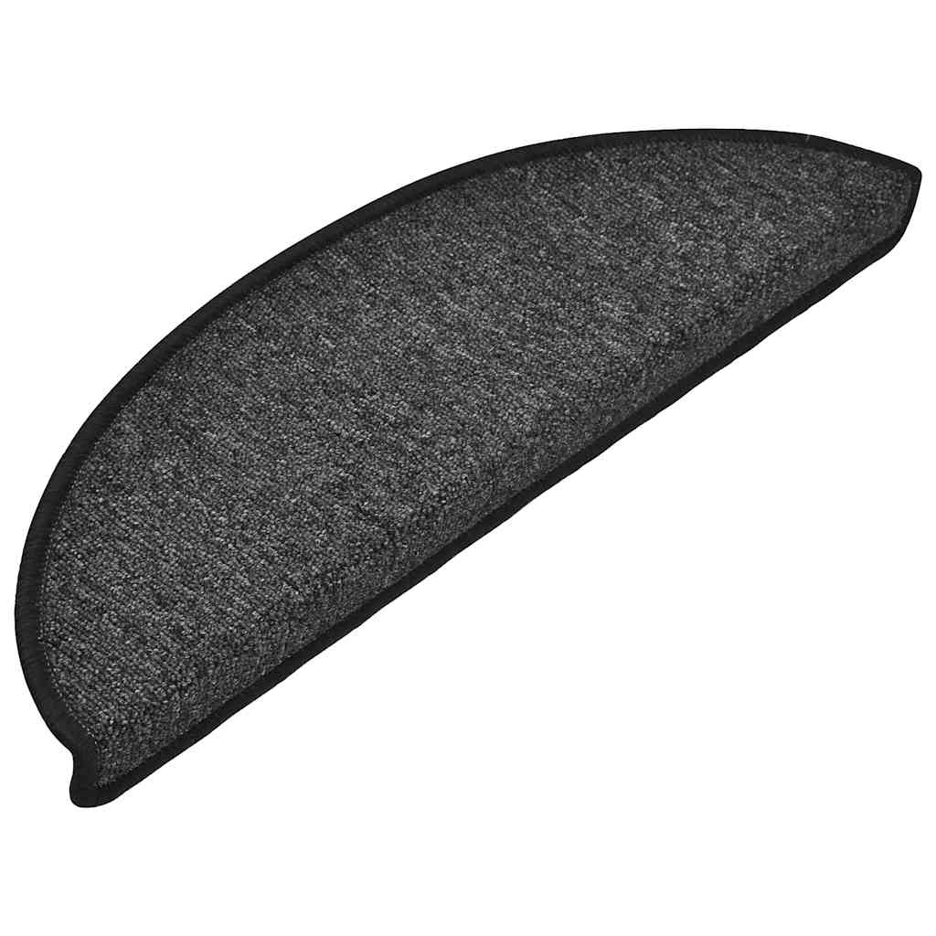 Stufenmatten 20 Stk. 56x17x3 cm Anthrazit Halbrund