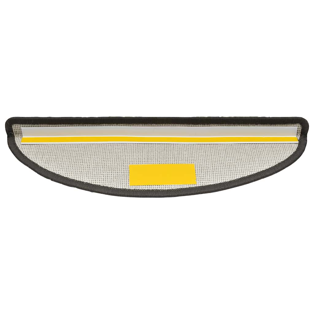 Stufenmatten 20 Stk. 56x17x3 cm Dunkelgrau Halbrund