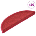 Stufenmatten 20 Stk. 56x17x3 cm Rot Halbrund