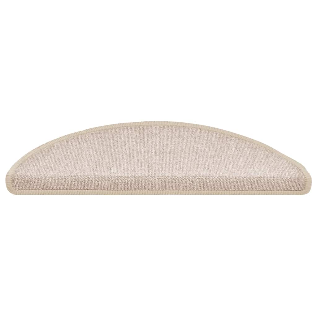 Stufenmatten 20 Stk. 56x17x3 cm Taupe Halbrund