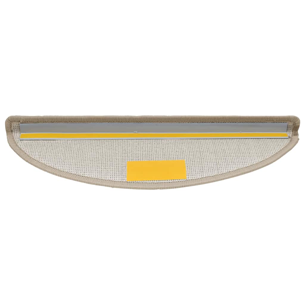 Stufenmatten 20 Stk. 56x17x3 cm Taupe Halbrund