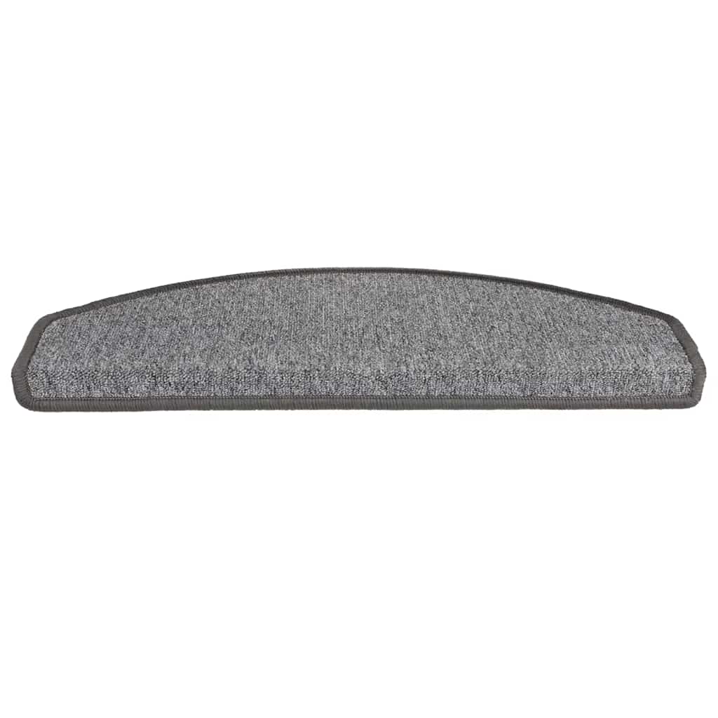 Stufenmatten 20 Stk. 65x24x4 cm Dunkelgrau Halbrund Groß