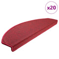Stufenmatten 20 Stk. 65x24x4 cm Rot Halbrund Groß