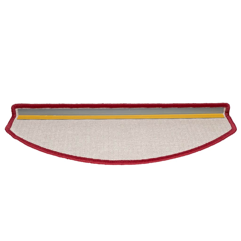 Stufenmatten 20 Stk. 65x24x4 cm Rot Halbrund Groß