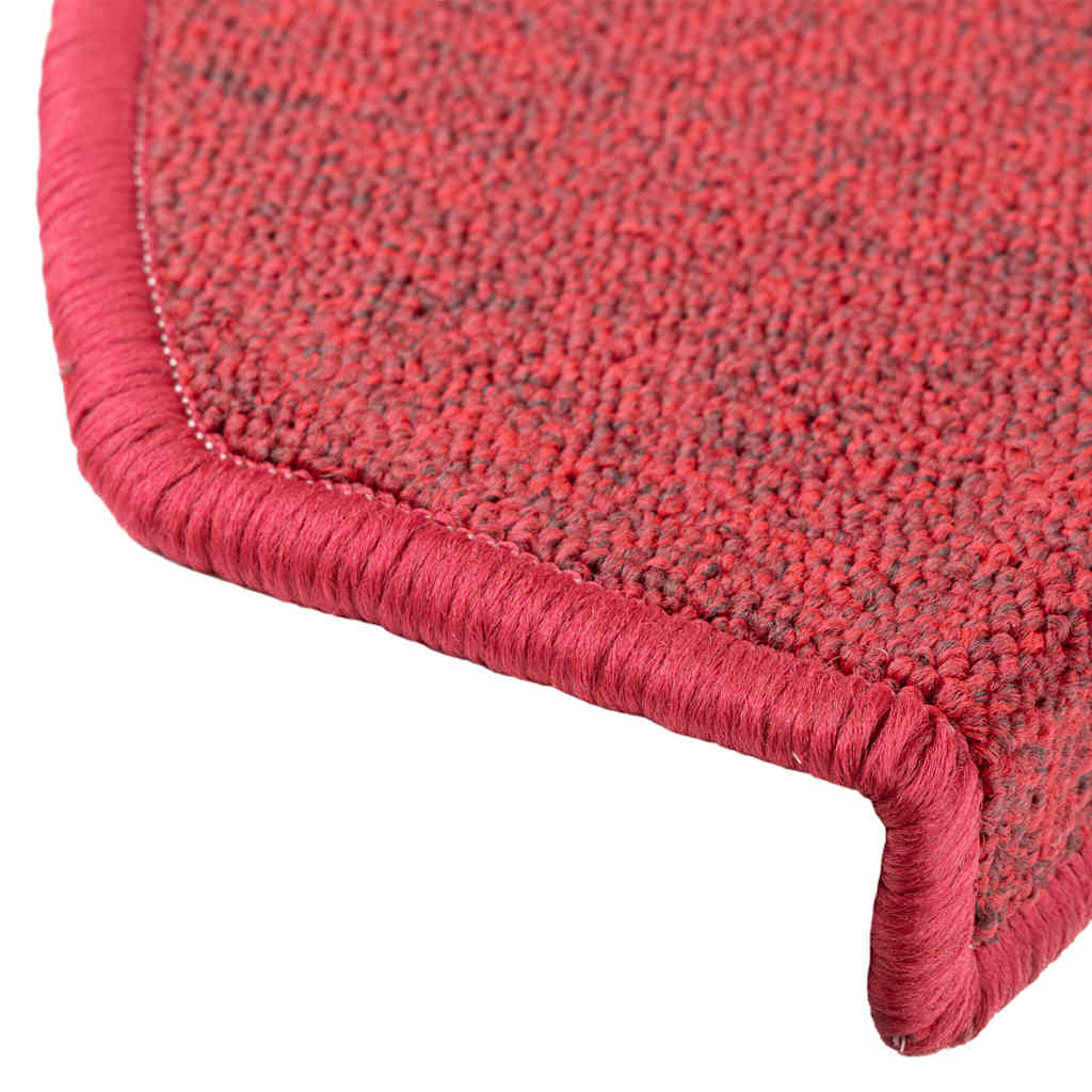Stufenmatten 20 Stk. 65x24x4 cm Rot Halbrund Groß