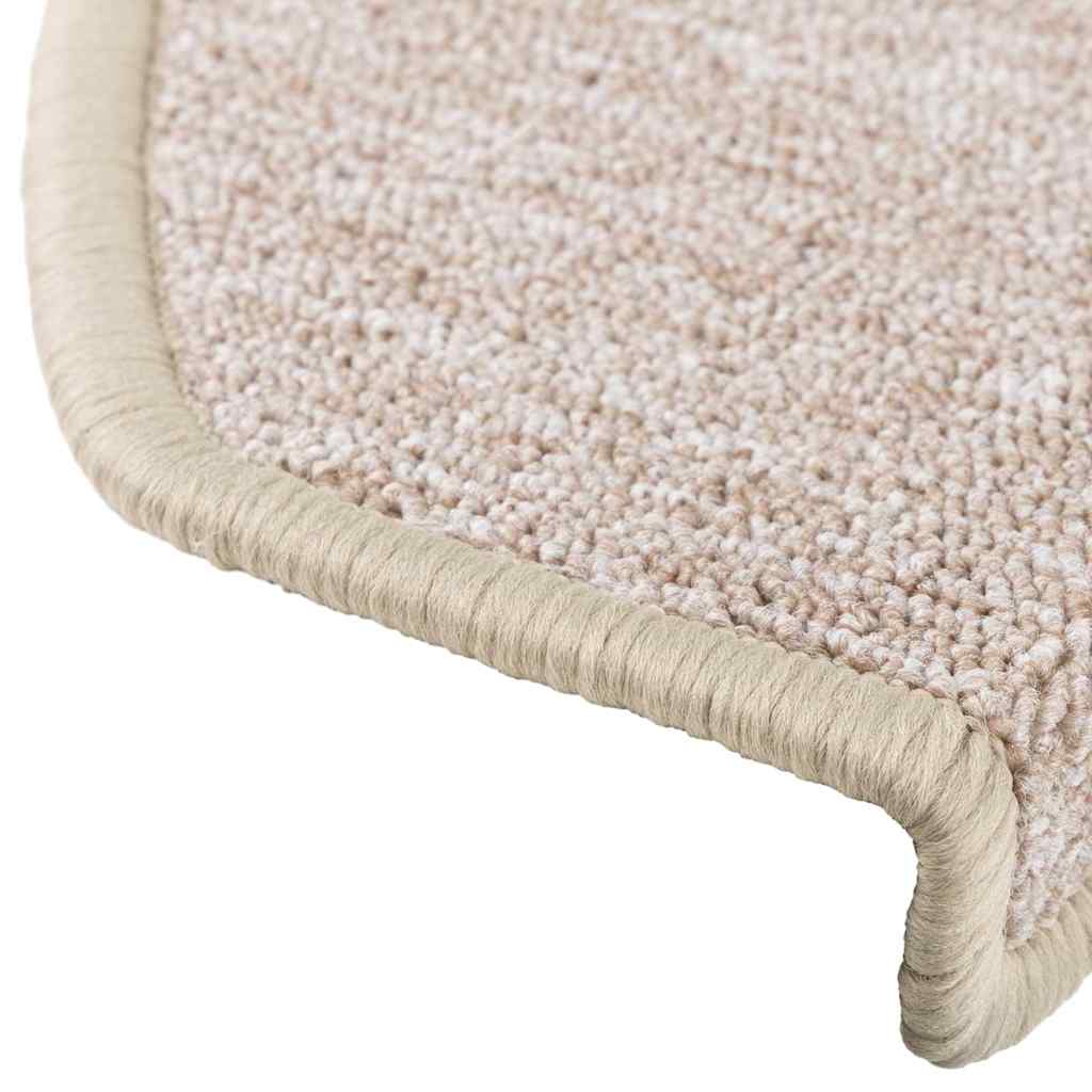 Stufenmatten 20 Stk. 65x24x4 cm Taupe Halbrund Groß