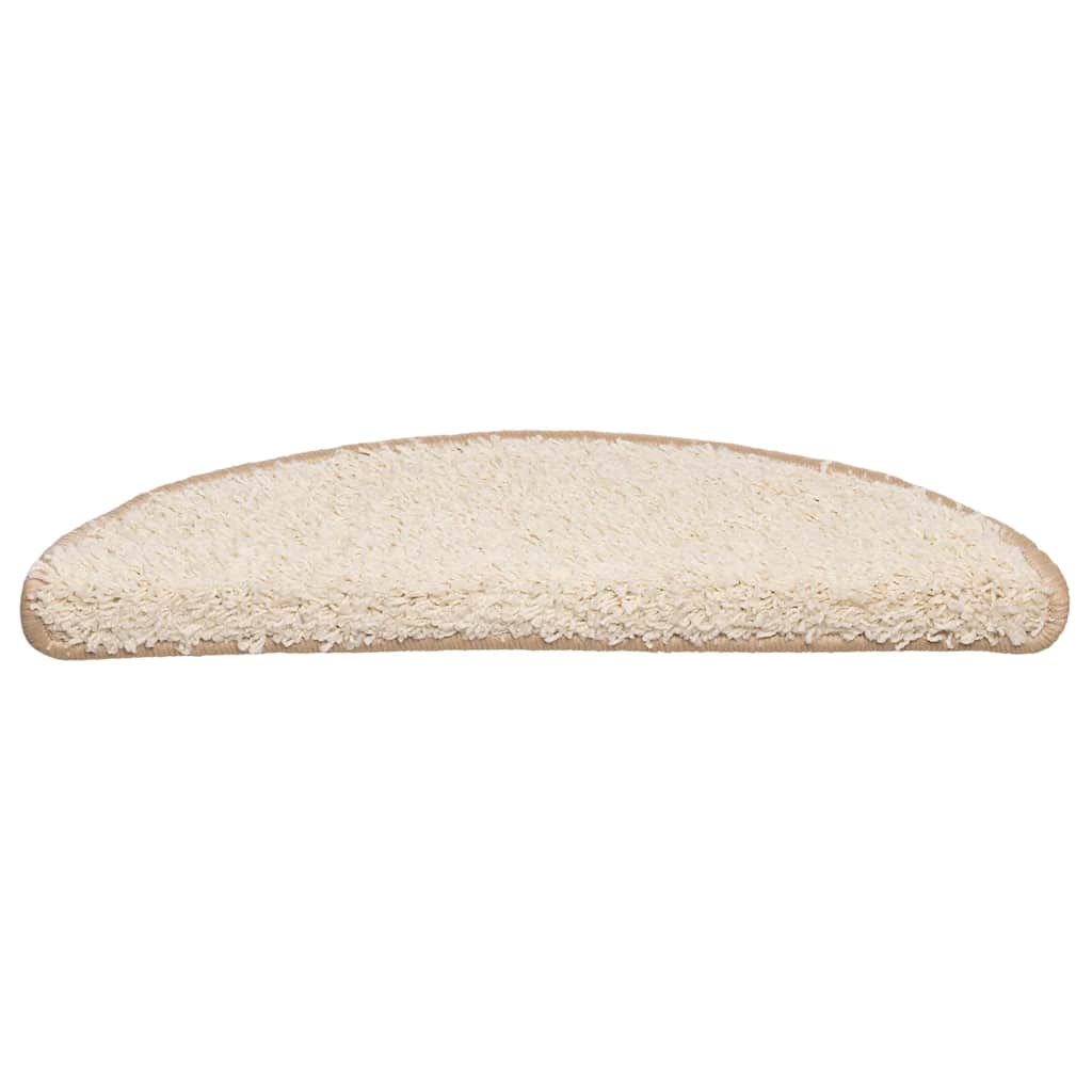 Stufenmatten 30 Stk. 56x17x3 cm Creme Halbrund