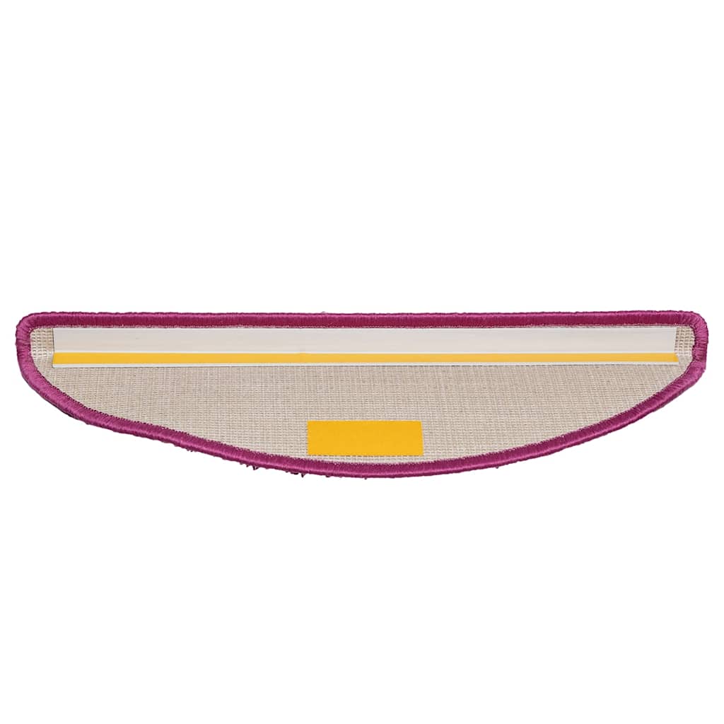 Stufenmatten 30 Stk. 56x17x3 cm Violett Halbrund
