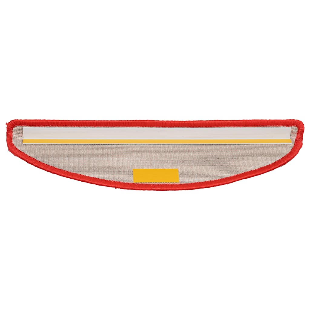 Stufenmatten 30 Stk. 56x17x3 cm Rot Halbrund