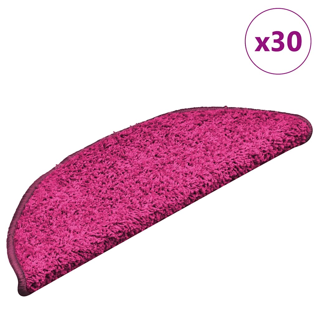 Stufenmatten 30 Stk. 56x17x3 cm Rosa Halbrund