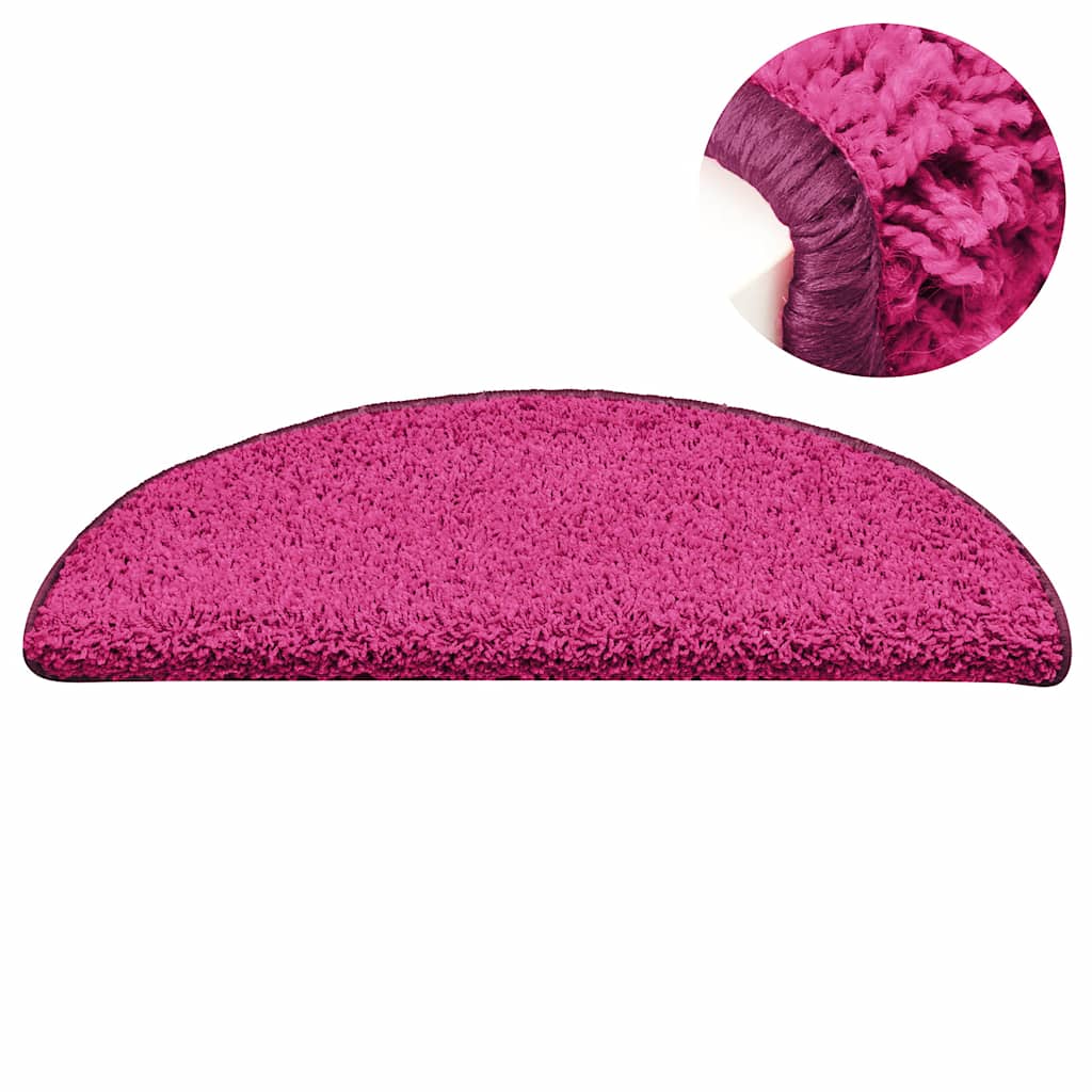 Stufenmatten 30 Stk. 56x17x3 cm Rosa Halbrund