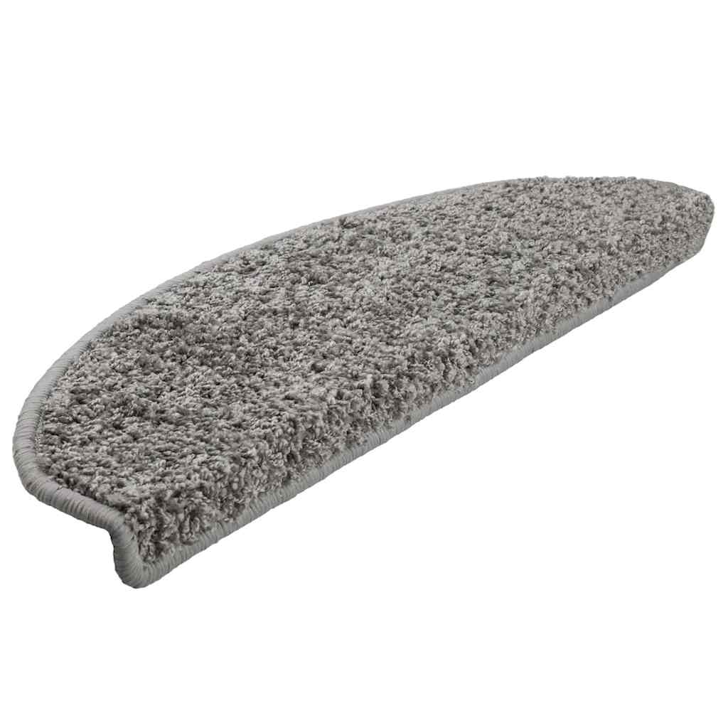 Stufenmatten 30 Stk. 65x21x4 cm Grau Halbrund Groß