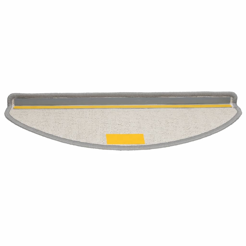 Stufenmatten 30 Stk. 65x21x4 cm Grau Halbrund Groß