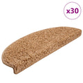Stufenmatten 30 Stk. 65x21x4 cm Beige Halbrund Groß