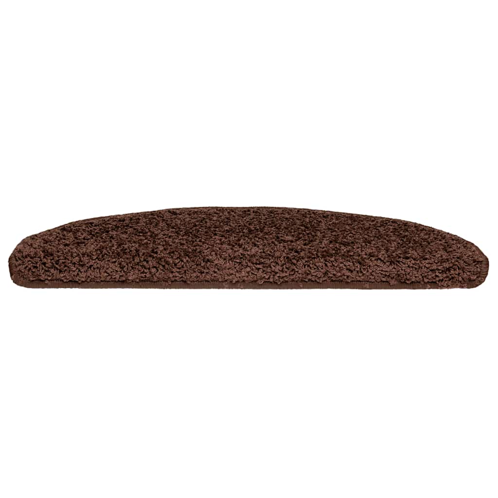 Stufenmatten 30 Stk. 65x21x4 cm Braun Halbrund Groß