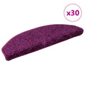 Stufenmatten 30 Stk. 65x21x4 cm Violett Halbrund Groß