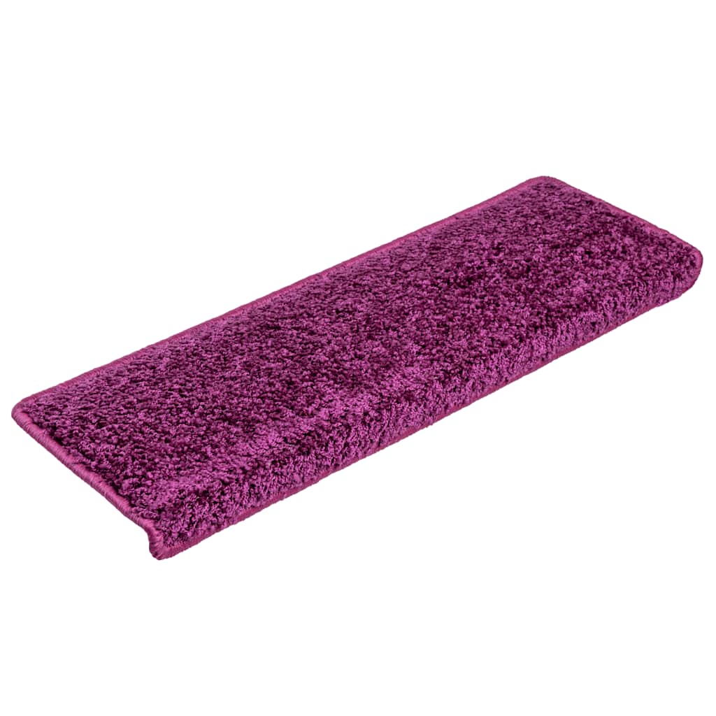 Stufenmatten 30 Stk. 65x21x4 cm Violett Rechteckiger Rand